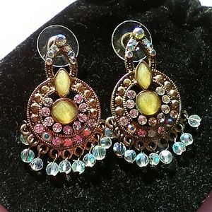 Vintage Art Deco Dangle Earrings